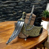 جمبيه عزيري مقلد طبق الاصل صيفاني حزام يدوي جلد عسيب ماربي صافي حروف مطلي ذهب سله  ستيل تقط المسمار مبسم فضه خالص