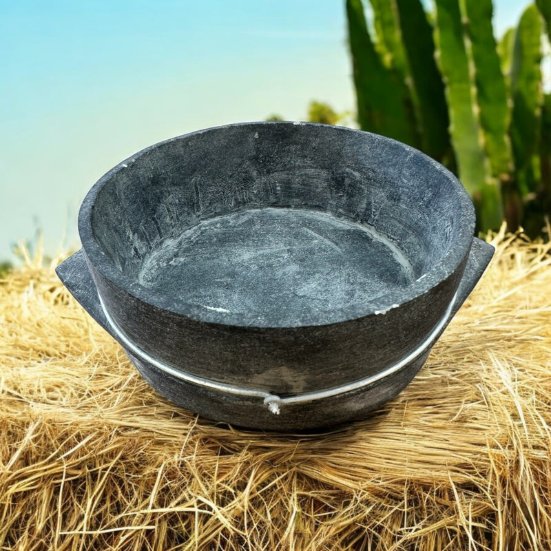 حرضه (مقلى ) حجر سودا حجم صغير  Yemeni stone pot