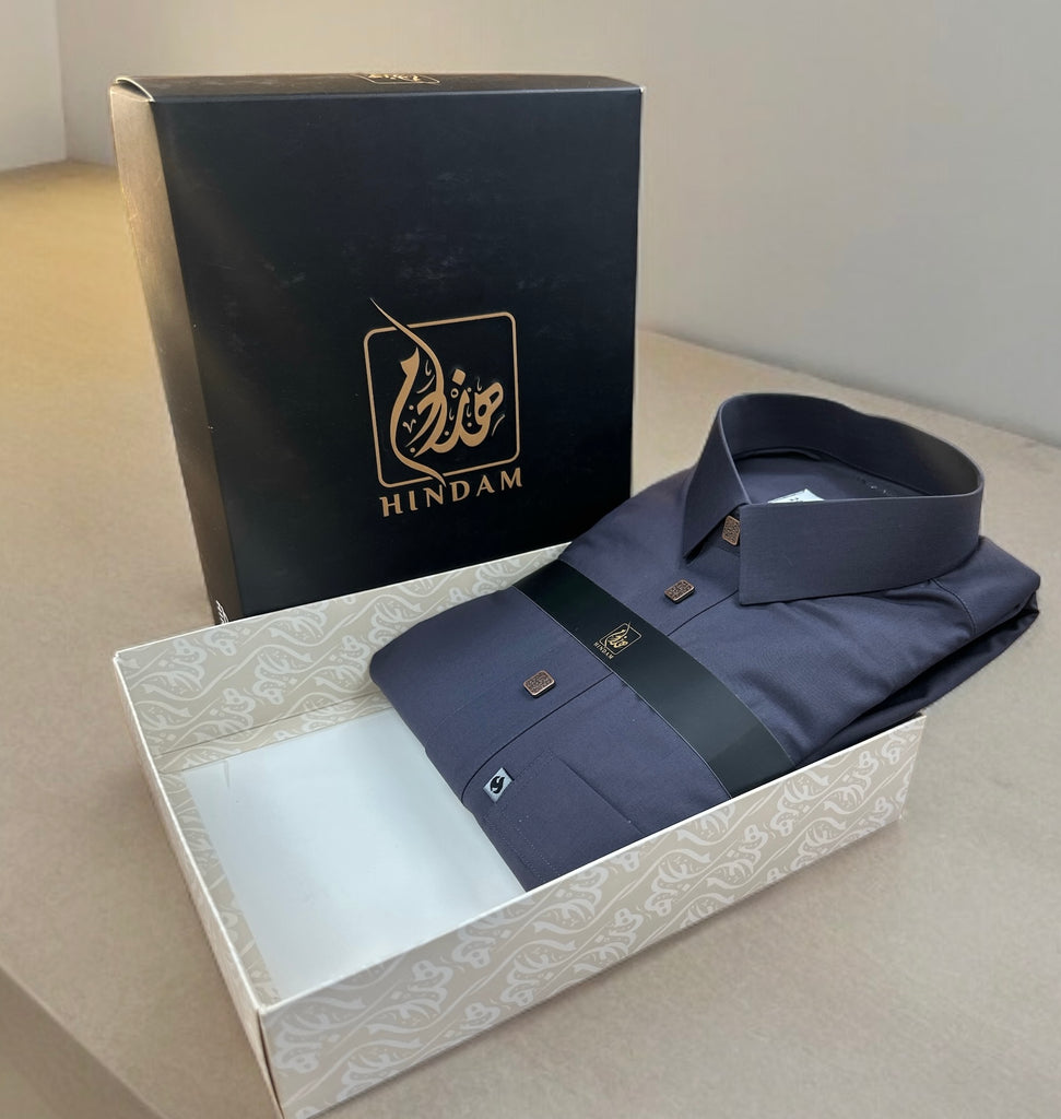 ثوب هندام رجالي لون بنفسجي فاتح فخم hindam men thobe premium quality