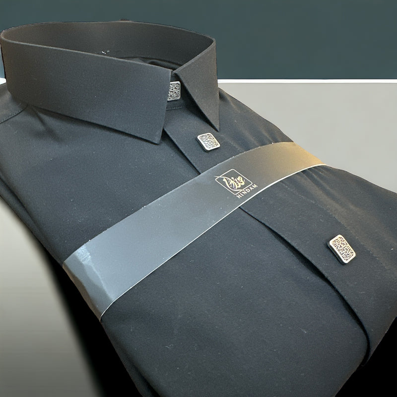 ثوب هندام رجالي فاخر اسود premium quality men thobe hindam