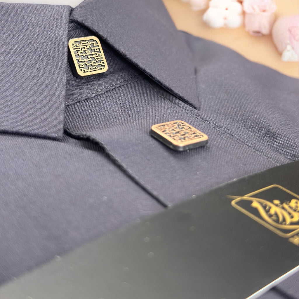 ثوب هندام رجالي لون بنفسجي فاتح فخم hindam men thobe premium quality