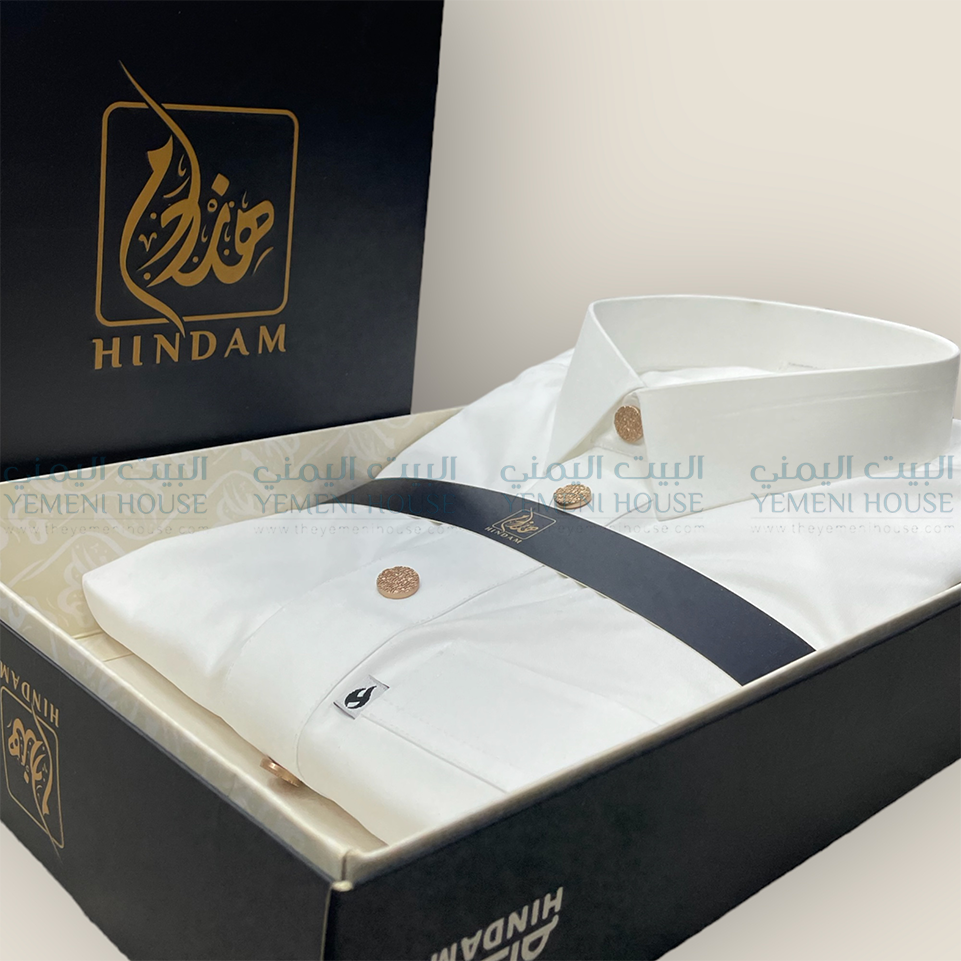 ثوب هندام رجالي فاخر لون سكري premium quality men thobe hindam