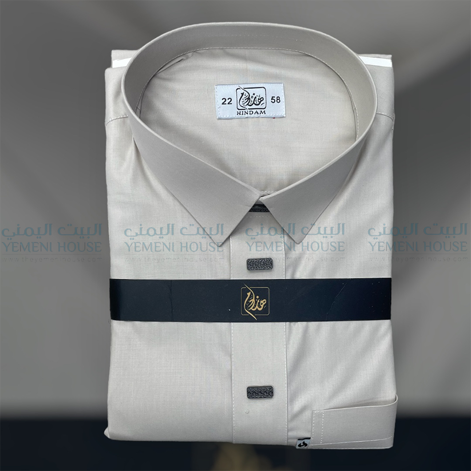 ثوب هندام رجالي لون بيج فاتح فخم hindam men thobe premuim quality