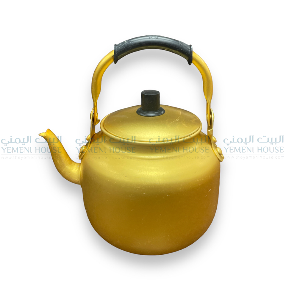 1L Golden Teapot إبريق شاي ذهبي صغير جدًا من اليمن