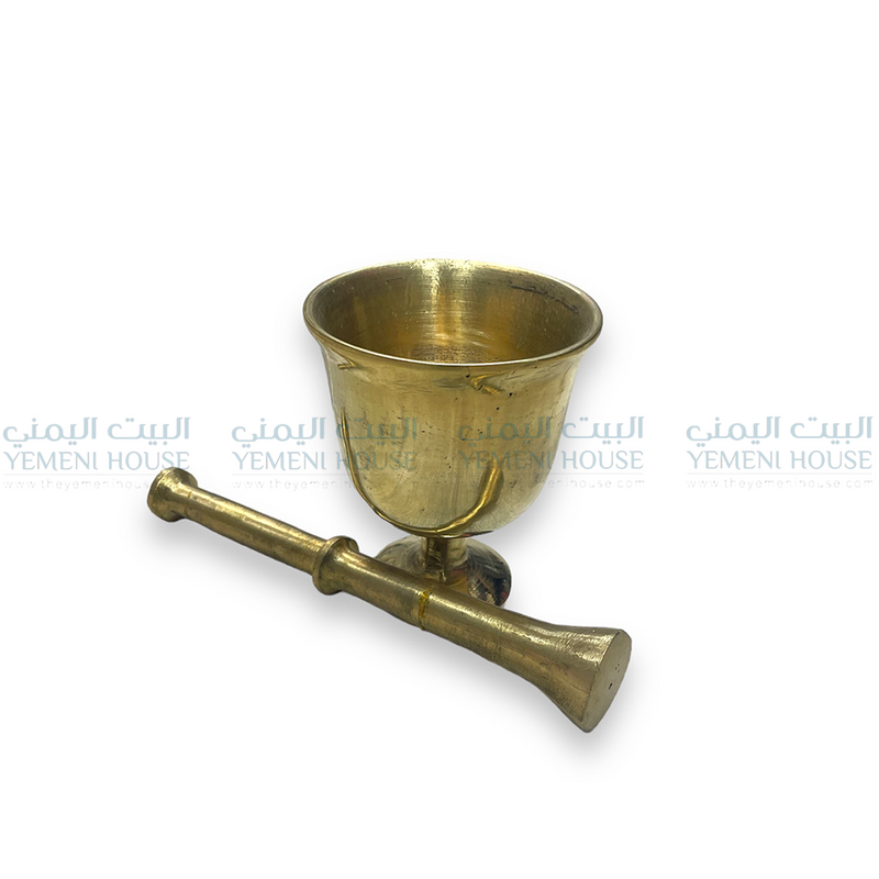 مدق يمني حديد أصلي حجم صغير Yemeni Metal Bronze Pestle