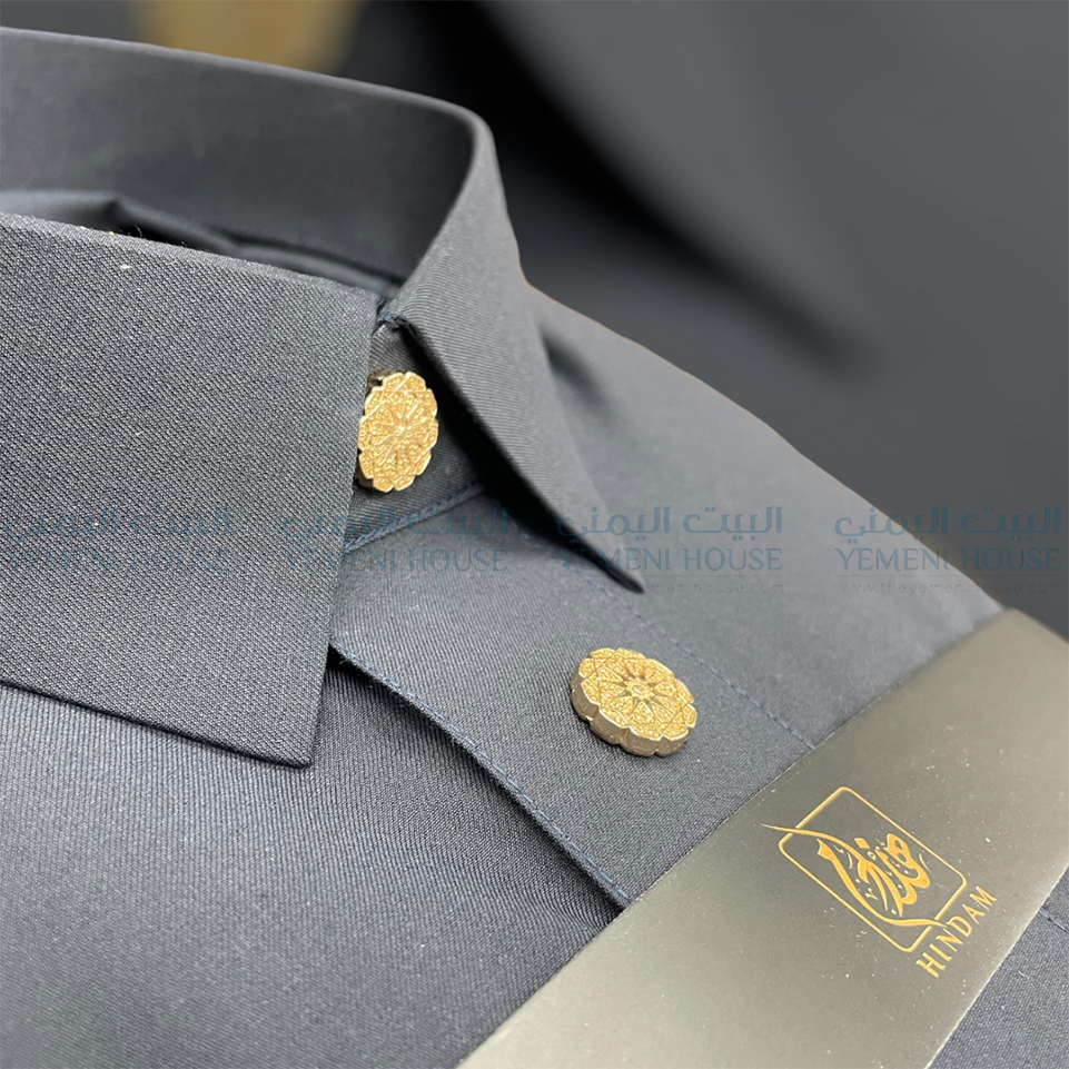ثوب هندام رجالي فاخر لون كحلي غامق premium quality men thobe hindam