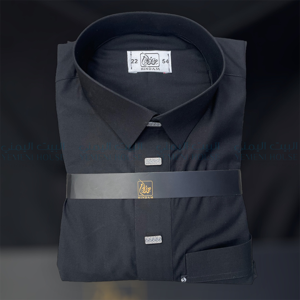 ثوب هندام رجالي فاخر اسود premium quality men thobe hindam