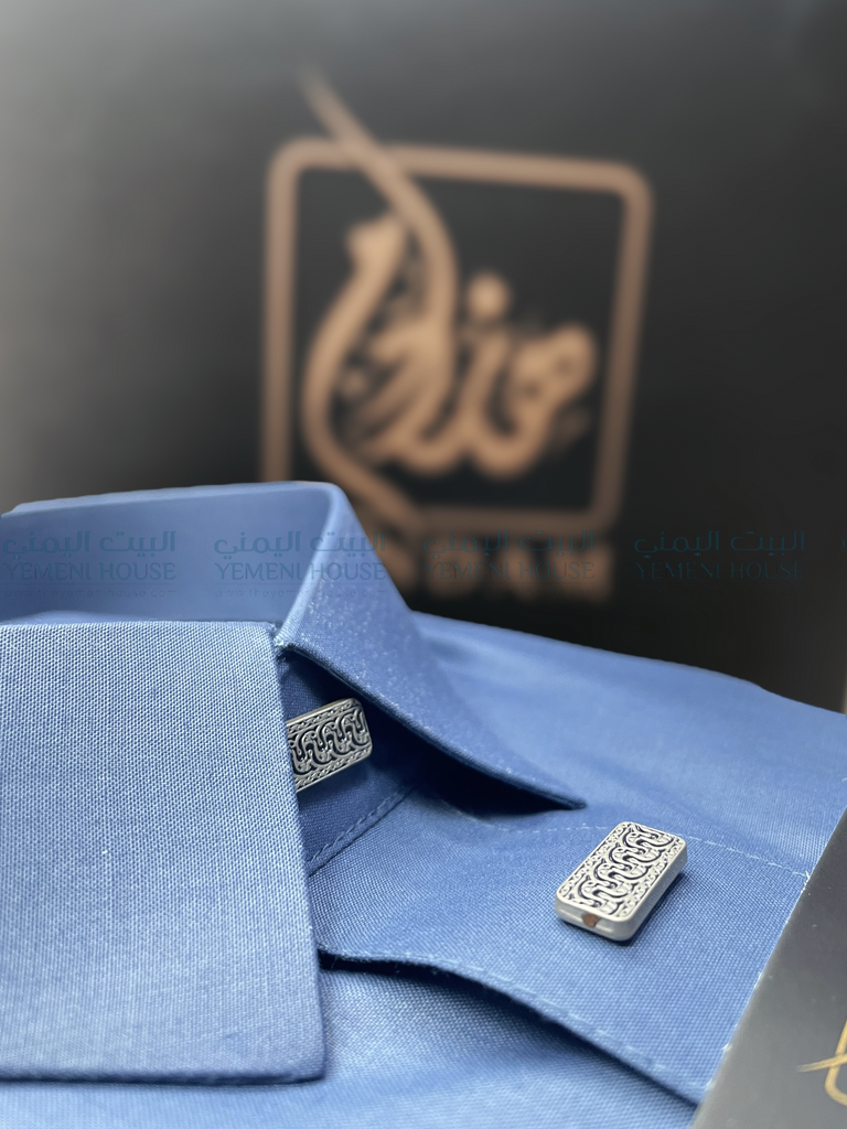 ثوب هندام رجالي لون ازرق غامق ناعم hindam men thobe premium quality