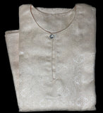 لبس العرسان اليمني قطعتين ثقيل لون روز جولد 