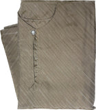 لبس العرسان اليمني قطعتين لون بني فاتح 