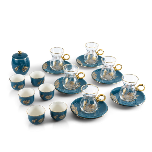 Tea And Arabic Coffee Set - طقم الشاي والقهوة العربية