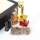 شنطة هدايا العربيه جلد مع عود The Arabian gift set oud and leather