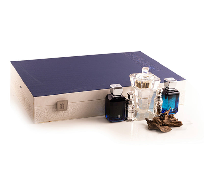 طقم عرائسي ملكي رجالي شنطه هديه من العربية للعود Arabian our gift set for men