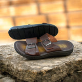 صندل يمني رجالي فاخر جلد