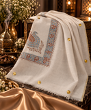 شال صوف كشميري باشمينا درجة أولى Premium Quality Pashmina Kashmiri Shal
