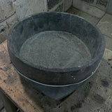 حرضه (مقلى ) حجر صعدي اسود جاهز  Yemeni stone pot