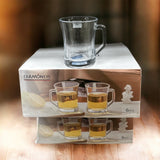 كاسات الشاي ٦ قطع صافي