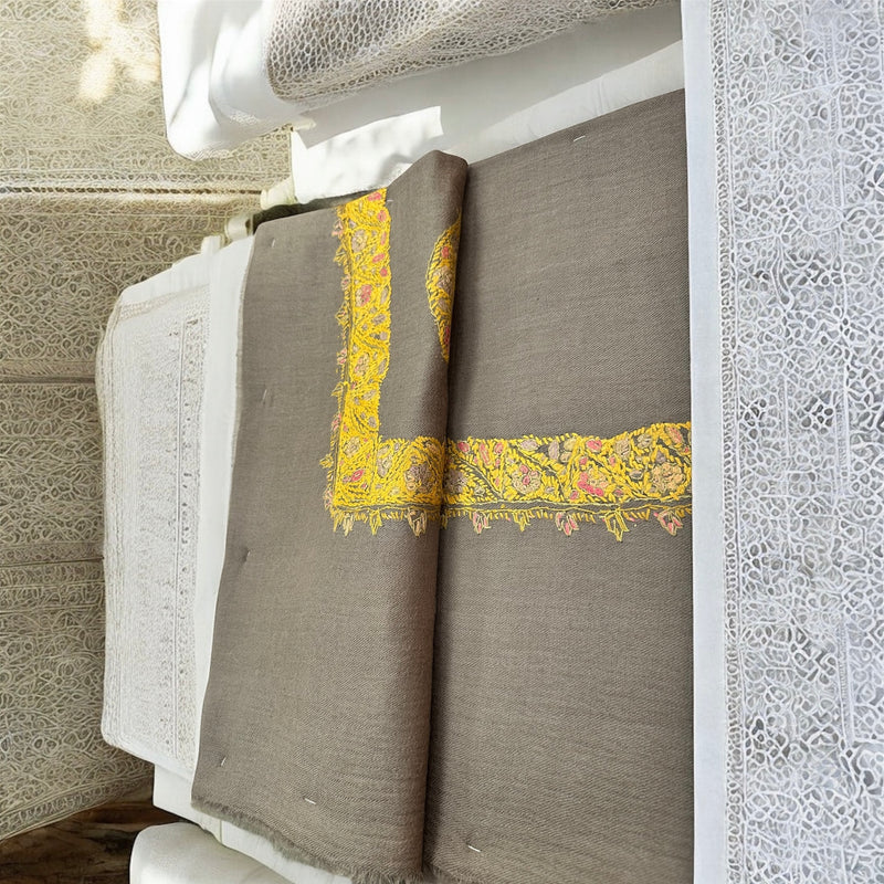 Premium Quality toyal Turma Kashmir Shal ⁨⁨⁨⁨شال صوف كشميري ترمه رويال