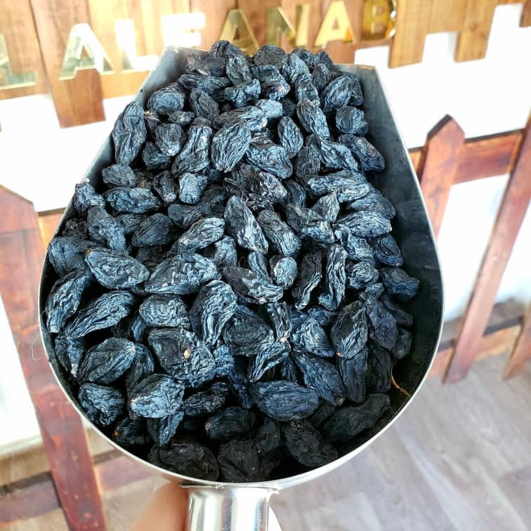 زبيب اسود يمني درجه اولى Yemeni, organic black raisins 1 lb