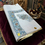 Premium quality Kashmiri pashmina shawl شال صوف كشميري باشمينا درجه اولى لون نادر ￼