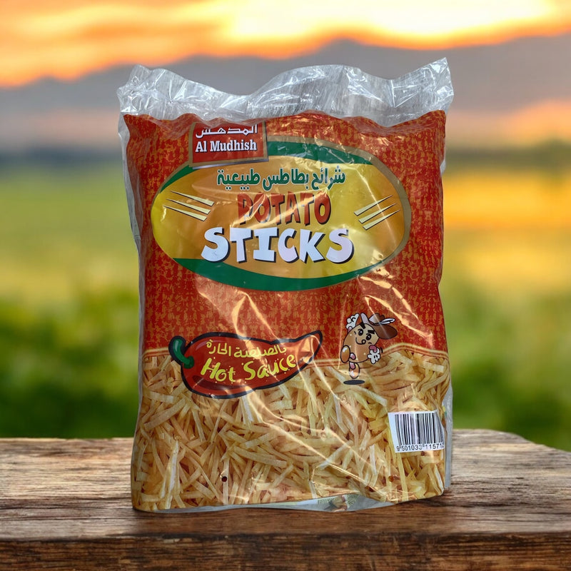 شرايح المدهش بالكاتشب  potato sticks, tomato flavor