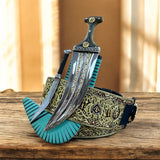 جمبية عزيري مقلد طبق الأصل حزام يدوي عسيب طنب حاشدي سله ستيل نقد المسمار مع شفره خلفيه فضه