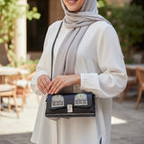 A Yemen authentic decorated handbag