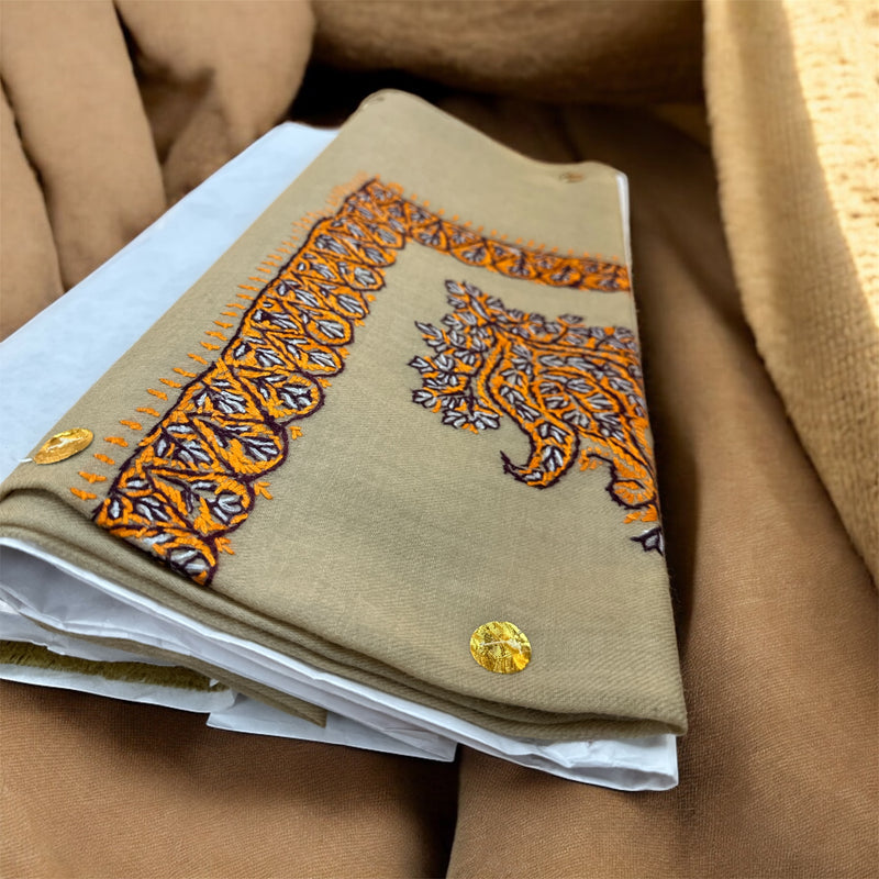 Premium Quality Royal Turma Kashmir Shal ⁨⁨⁨⁨شال صوف كشميري ترمه رويال درجة أولى⁩⁩⁩⁩⁩