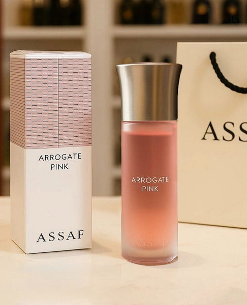 عطر عساف اروجيت بينك نسائي assaf arrogate pink for women – The Yemeni House