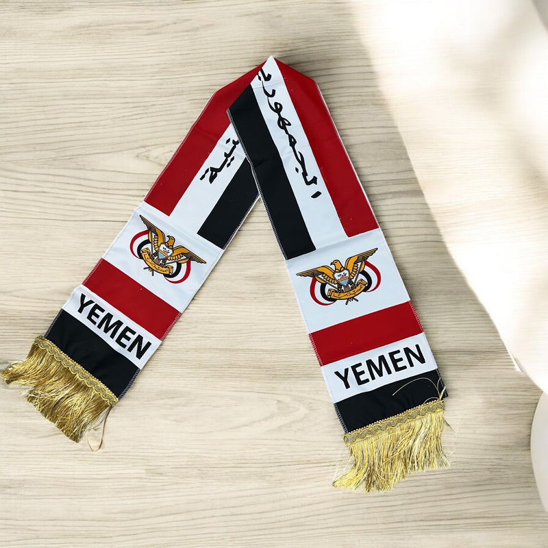 وشاح علم اليمن Yemeni Ribbon Flag