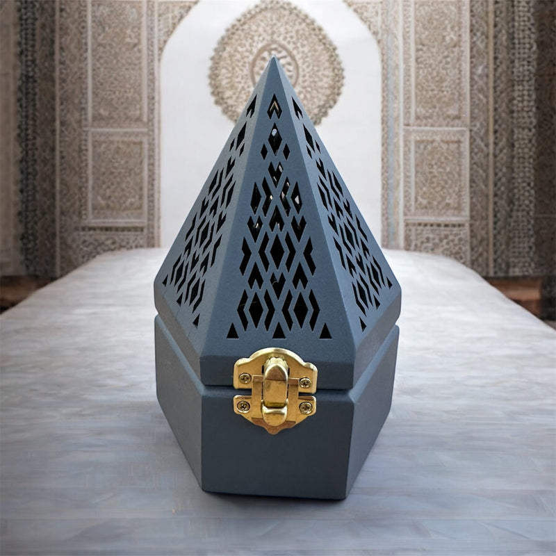 Islamic wooden incense burner مبخره خشب عربيه