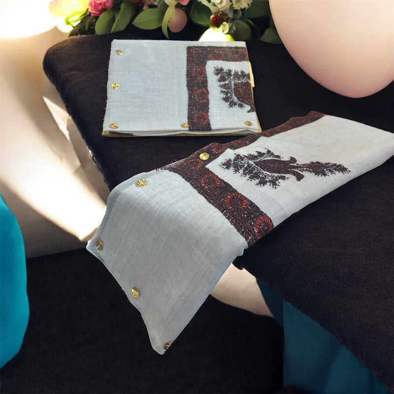 Kashmiri groom set pashmina طقم العريس الشال مع الدسمال (اللحفه) صوف كشميري باشمينا