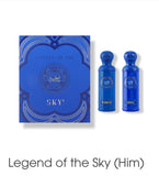 Qissa legend of sky (him) طقم قصه الازرق رجالي