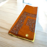 Premium quality Kashmiri pashmina shawl شال صوف كشميري باشمينا درجه اولى لون بني ￼