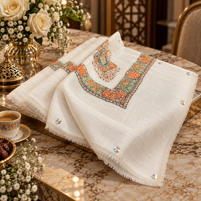 ‏شال صوف كشميري باشمينا لون نادر باشمينا درجه اولى premium quality Kashmiri pashmina shawl