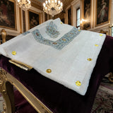 Premium quality Kashmiri pashmina shawl شال صوف كشميري باشمينا درجه اولى لون نادر ￼