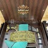 جمبية عزيري اصلي صيفاني مقلد حزام شغل يد مع خنجر خلفي فضه عقيق