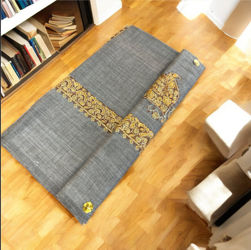 شال صوف كشميري باشمينا درجة أولى Premium Quality Pashmina Kashmiri Shal