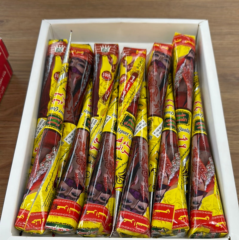 حناء قمع (واحد فقط) مزاز لون كبدي