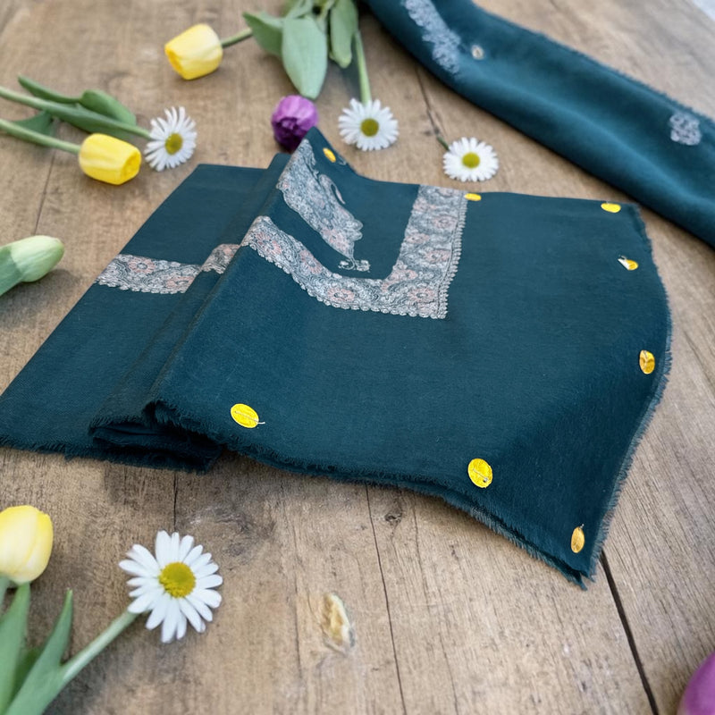 Premium Kashmiri shawl pashmina شال صوف كشميري باشمينا درجة أولى