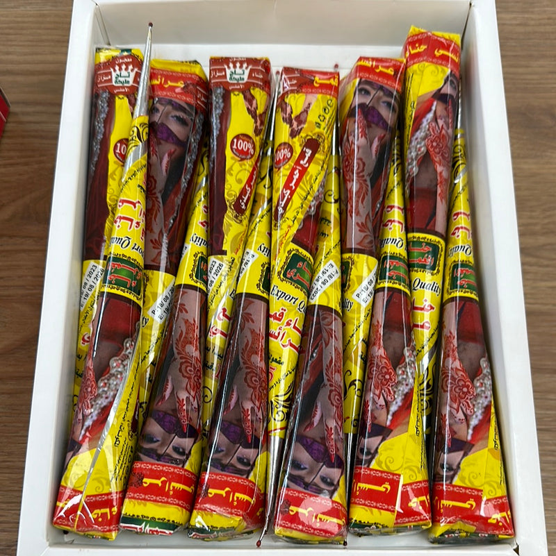 حناء قمع (واحد فقط) مزاز لون كبدي