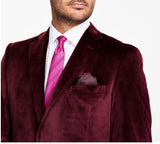 كوت قطيفه (شامواه) لون كبدي فخم burgundy blazer for men velvet