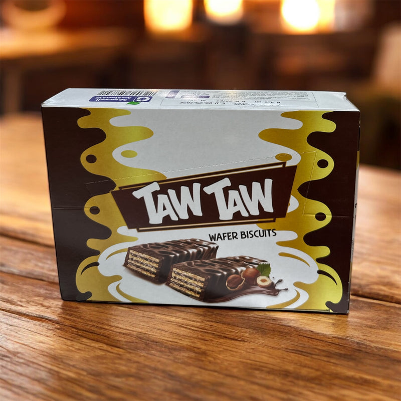 Pistachio wafer biscuits ويفر تاو تاو بالفستق و الشكولاته