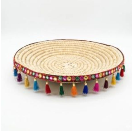 Yemeni handmade plate طبق يمني مزخرف