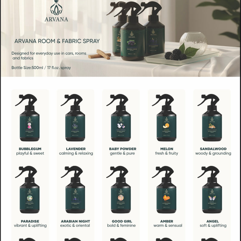 معطرات الغرف و المنزل من ارفانا room fresheners from Arvana yes