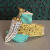 جمبيه عزيري شبيه الصيفاني طبق الاصل حروف ملبس ذهب مبسم فضه عسيب حاشدي نصله ستيل تقط المسمار ابو عمدان حزام عمل يدودي اصلي