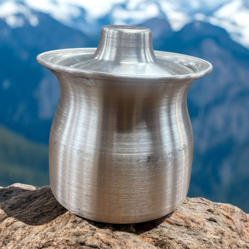 طنجرة البرمه مع الغطاء