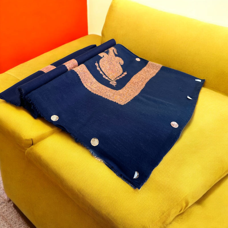 شال صوف كشميري سوبر ترمه درجه اولى  premium quality Kashmiri shal super turma