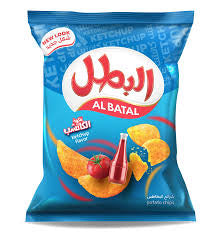 Albatal chips catch up شبس البطل من اليمن بالكاتشب