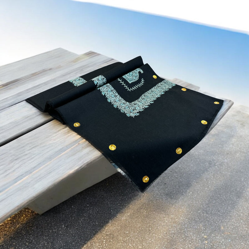 Premium Quality royal Turma Kashmir Shal ⁨⁨⁨⁨شال صوف كشميري ترمه رويال